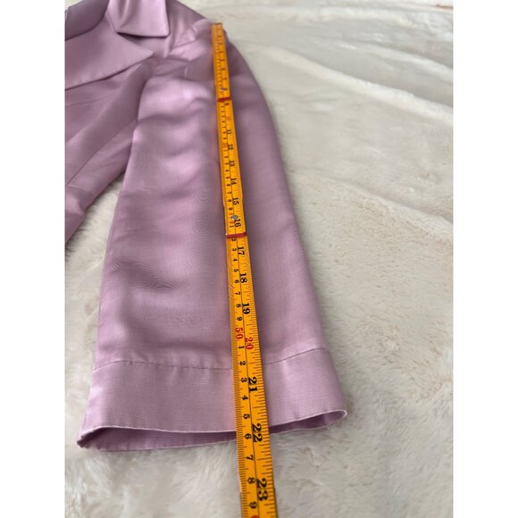 Vintage Armani‎ Collezioni Soft Pink Blazer Jacket Size 12 Viscose Made in Italy - Picture 13 of 15